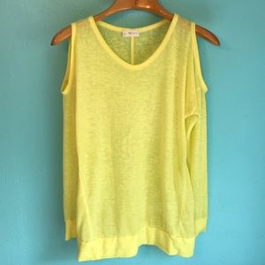 {Stem} Cold-Shoulder Ultra Cozy Sweatshirt 🌼